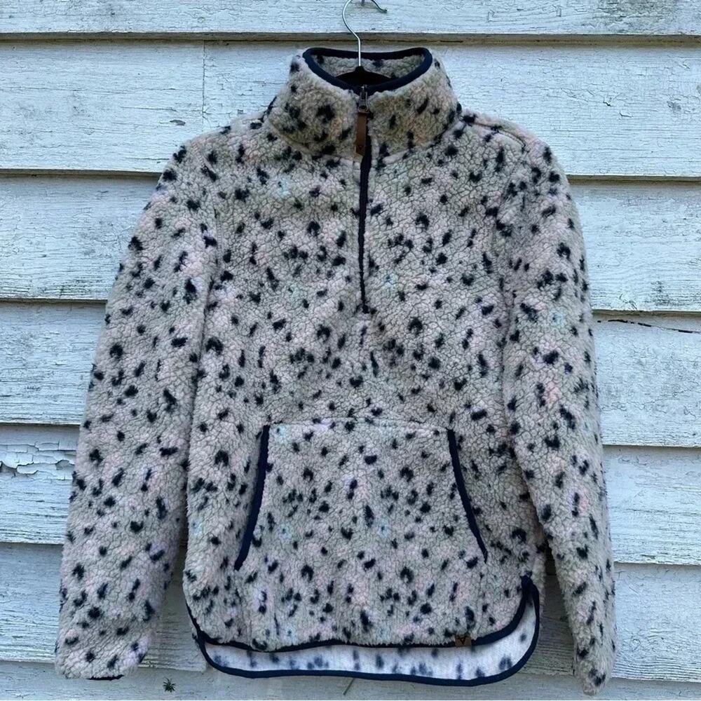 Life Integrity Earth  1/4‎ Zip Long Sleeve Fleece fuzzy pouch  pocket cozy soft